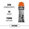 Science in Sport Energy Caffeine Gels, 22g Fast Acting Carbohydrates, Endurance Sport Energy Gels with 75mg of Caffeine, New Orange Flavor - 2 oz - 6 Pack view 2