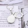 15X Keychain Magnifying Glass Loupe Portable Folding Pocket Magnifier Mini Metal Keyring Loop Magnifying Eye Glass Len Reading Magnifier for Small Prints Map Craft Coin Jewelry Gem view 3