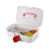 Cello Medico Small First Aid Box | BPA-Free Emergency Indoor Outdoor Medical Utility Cabinet Organizer | Light Weight & Portable Handle | Plastic Medical Box | Transparent view 2