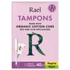 Rael Tampons, Slim Applicator with Organic Cotton Core, Multipack, Regular and Super Absorbency, BPA-Free, Leak Locker Technology, Unscented, Chlorine-Free (40 Count, Bundle) view 1