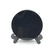 1pc 120mm Natural Black Obsidian Quartz fengshui Bright Mirror Circle Disk Crystal Plate for Reiki Healing view 1