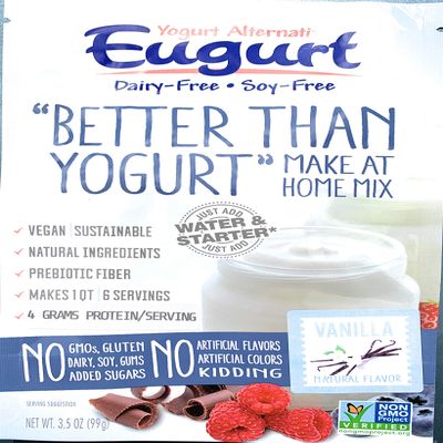 "Better Than Yogurt" Make At Home Mix (Dairy and Soy Free!) (Vanilla, 16-Pack)