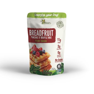 Amasar | Breadfruit Pancake and Waffle Mix |Gluten-Free Non-GMO High-Fiber No Sugar Added Pancake Mix| Best for Pancakes Crispy Waffles | Healthy No Preservatives Breakfast Meal | Plant Based Pancake and Waffle Mix (8.50 Ounce (Pack of 1))