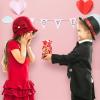 Blulu Valentines Treat Bags 180 Pcs Valentine Candy Cellphone Bag 4 Styles Plastic Heart Cookie Bags Gift with 200 Pieces Twist Ties for Party Supplies view 4