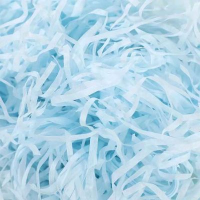 1/2LB Easter Basket Grass Craft Shredded Tissue Raffia Gift Filler Paper Shreds for Baskets Egg Stuffers for Spring Party Supplies Accessories Decorations (Light Blue)