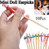 10PCS Ear Spoon,Wood Ear Pick,Ear Wax Curette, Ear Cleaning Tool,Mini Ear Picks Wax Remover Cleaner Tool,Portable Ear Wax Removal Tools view 3