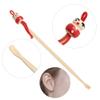 10PCS Ear Spoon,Wood Ear Pick,Ear Wax Curette, Ear Cleaning Tool,Mini Ear Picks Wax Remover Cleaner Tool,Portable Ear Wax Removal Tools view 4