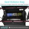 Vive Rollator Accessories Bag - Under Seat Rollator Walker Basket for Seniors - Extra Large - Underseat Pouch Tote for Rolling Walkers - with Reinforced Liner to Prevent Sagging view 2