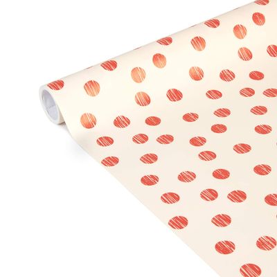 Clairefontaine 223865C Roll of Tiny Rolls Wrapping Paper 5 m x 35 cm 80 g Polka Dot Design