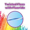 GUM Crayola Twistables Kids Flossers with Fluoride - Designed for Little Hands - Three Fun Fruit Flavors - Easy to Use Kids Floss Picks for Children Ages 3+, 75 Count view 4