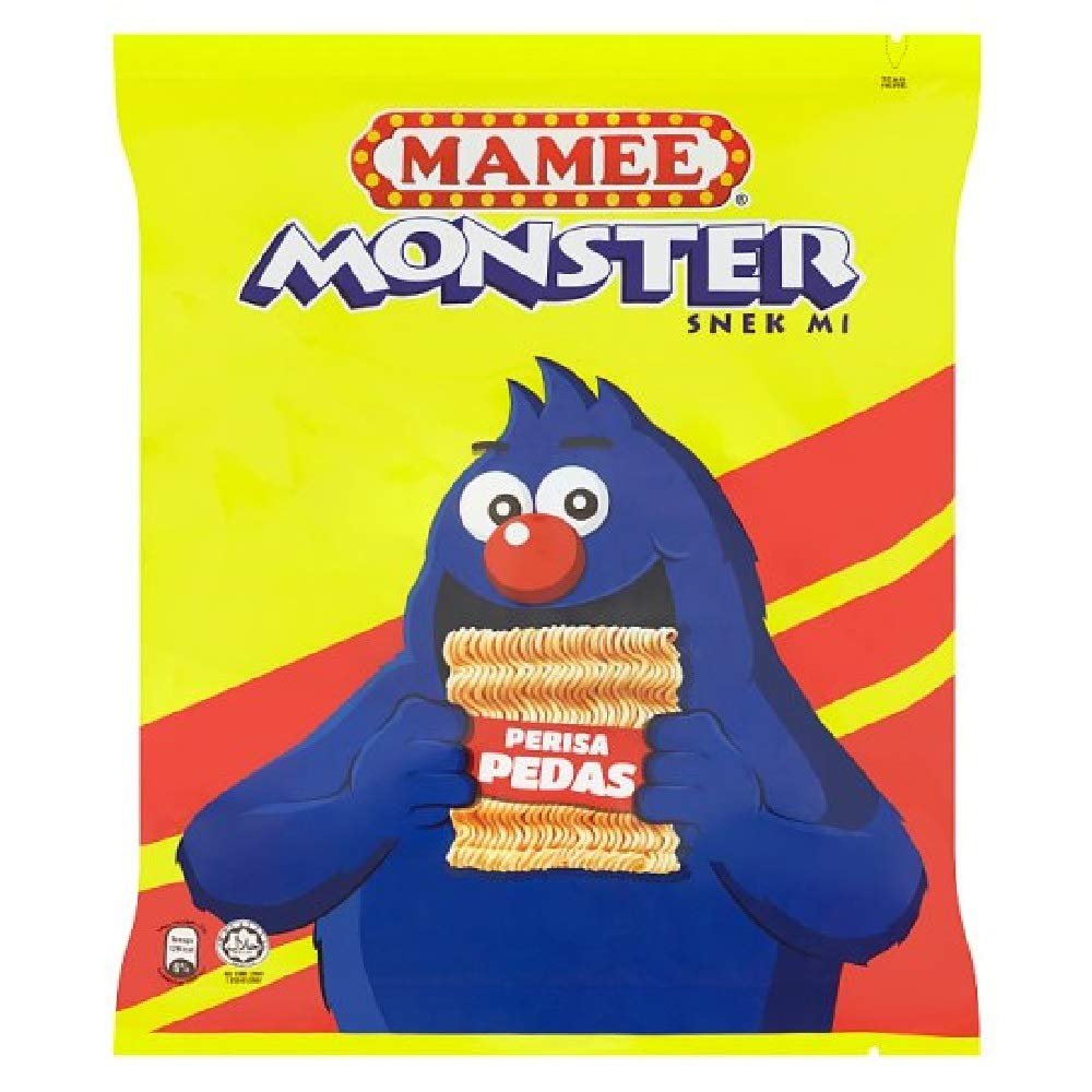 Mamee Monster Family Pack Snack Noodles 25g (Spicy, 80 Packs)