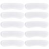 12 Pairs Clear Silicone Heel Grips Liner Inserts Shoe Cushion Pads Stickers for Men and Women's Loose Shoes, Shoes Too Big, Improved Shoe Fit and Comfort view 1