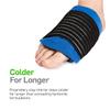 NatraCure Universal Cold Pack Ice Wrap - Cold Ice Pack w/Strap for Injuries - Reusable Cold Ice Pack for Shoulder, Neck, Head, Ankle, Leg, Foot, Hand, Wrist, Arm, Elbows & Ice Wrap for Knees - 2 PK view 3