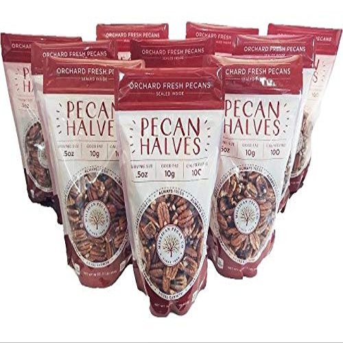 Orchard Fresh Raw Pecan Halves 10-Pound | Millican Pecan since 1888 | San Saba, Texas