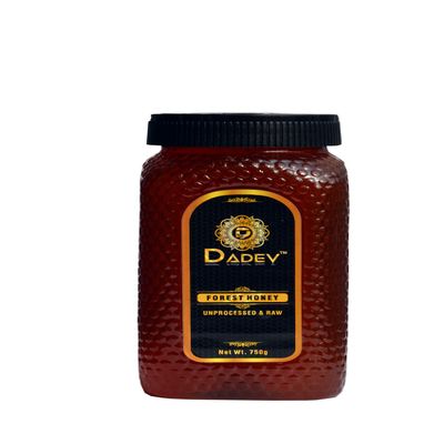 DADEV Unfiltered and Raw Honey-(26.4 Oz) 100% Pure Raw Honey, Unprocessed Unfiltered Forest Honey