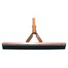 Straight Squeegees, 24 in, Black Rubber, with Handle view 1