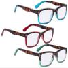 LUR Reading Glasses for Women 3 pack Ladies Comfort Reader +3.50 view 1