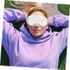 EXCEART 1pc Silk Sleep Mask for Women Men Blackout Satin Eye Mask Nose Bridge Comfortable Blindfold for Travel Hotel view 4