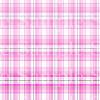 1/2 Sheet - Pink Plaid Birthday - D24528 - 2D Edible Cake Cupcake Party Topper view 1