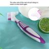 FILFEEL Denture Brush, 2pcs/Set, Specially Designed to Thorough Cleaning Dentures & Bridges view 3
