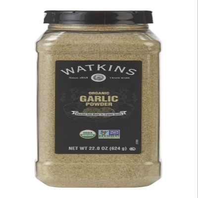 Watkins Gourmet Spice, Organic Garlic Powder, 22.0 oz. Bottle (21808)