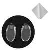 BEHLINE Eyeglass Nose Pads Replacement for Frameless Glasses Eye Glasses and Eyewear Frames,Soft Silicone Plug in Eye Glasses Parts Push in Nose Piece,Clear Repair Kit view 1