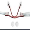 Push-in Eyeglass Nose Pads,BEHLINE 5 Pairs Glasses Nose Piece Replacement for Frame,for Rimless/Frameless Eyewear Frame,Soft Silicone Nose Guards Anti-Slip Nose Bridge Pads 9mm(Round,Clear) view 3