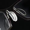 5 Pairs Push in Glasses Nose Pads,BEHLINE Nose Pieces Replacement for Women TF5392 Optical Eyeglasses Frames,Soft Silicone Snap in/Press in Eyewear Nose Guard,Clear Anti Slip Nose Bridge Eye Pads view 1