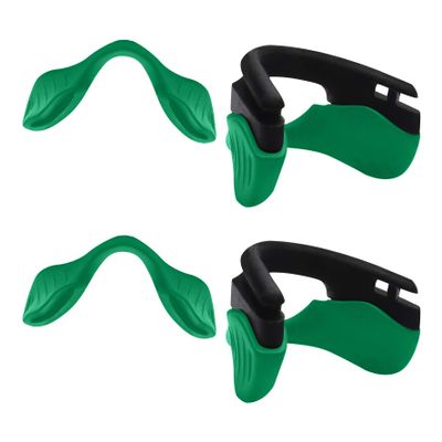 MYCOURAG 2 Pairs Replacement Silicone Rubber Nose Pads Nose Pieces for Oakley Si M Frame 2.0/Si M Frame 3.0 Sunglasses - Green
