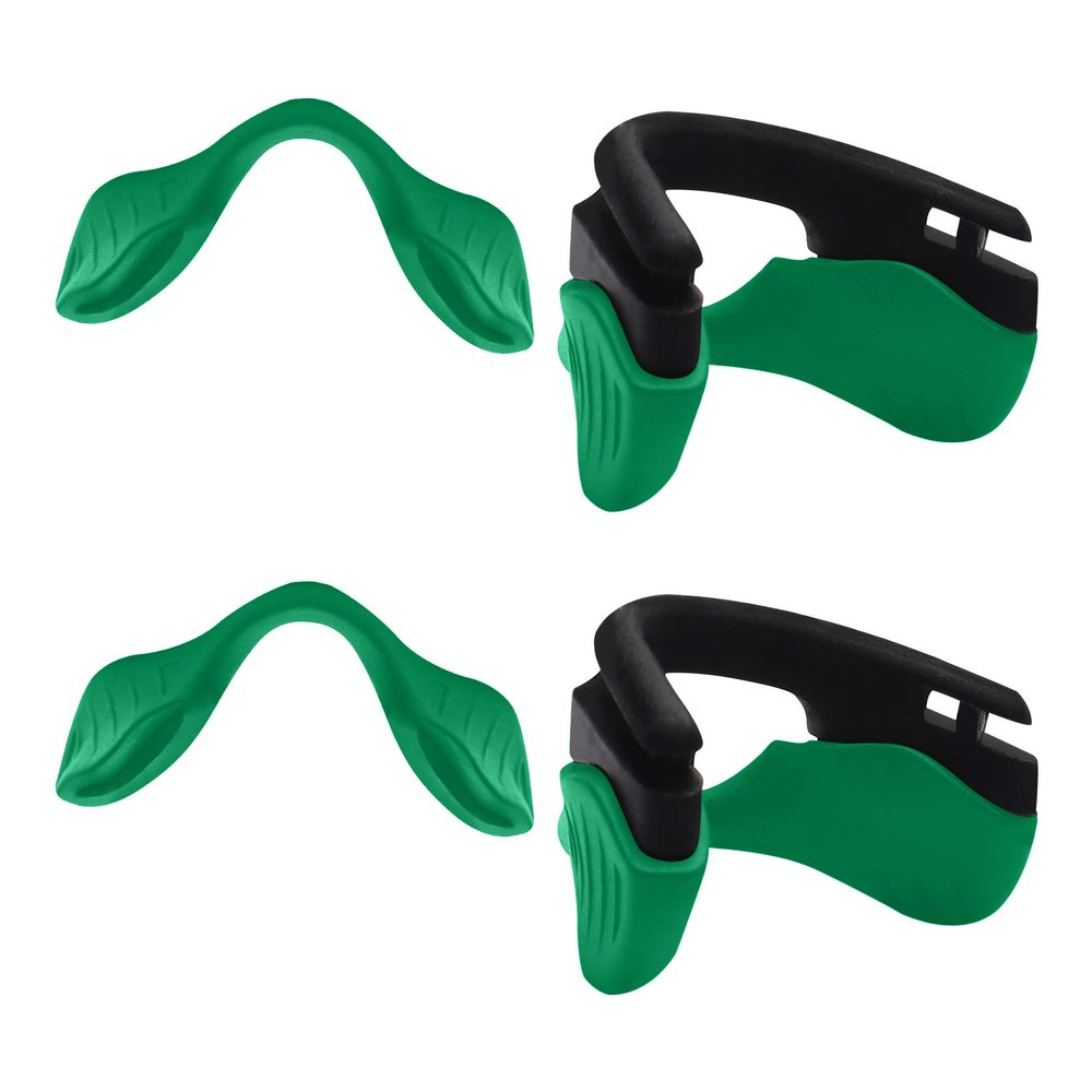 MYCOURAG 2 Pairs Replacement Silicone Rubber Nose Pads Nose Pieces for Oakley Si M Frame 2.0/Si M Frame 3.0 Sunglasses - Green