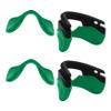 MYCOURAG 2 Pairs Replacement Silicone Rubber Nose Pads Nose Pieces for Oakley Si M Frame 2.0/Si M Frame 3.0 Sunglasses - Green view 1