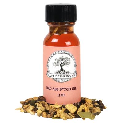 Bad Ass B*tch Oil by Art of the Root | Handmade Oil with Dragons Blood | Spirituality, Wiccan, Pagan, Conjure | Power, Success, Attraction, Achievement & Rituals