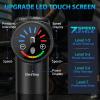 TOLOCO Massage Gun, Deep Tissue Back Massage for Athletes for Pain Relief, Percussion Massager with 10 Massages Heads & Silent Brushless Motor, Valentines Day Gifts for Him Her, Black view 2