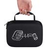 BOVKE Hard Carrying Case for OMRON Platinum BP5465 BP5450 / OMRON Gold BP5360 BP5350 Upper Arm Blood Pressure Monitor, Extra Room fits Upper Arm Cuff and AC Adapter, Black+Black (NOT for BP7450) view 3