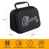 BOVKE Hard Carrying Case for OMRON Platinum BP5465 BP5450 / OMRON Gold BP5360 BP5350 Upper Arm Blood Pressure Monitor, Extra Room fits Upper Arm Cuff and AC Adapter, Black+Black (NOT for BP7450) view 4