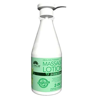 La Palm - Organic Healing Therapy Massage Lotion 24oz (Aloe Vera)