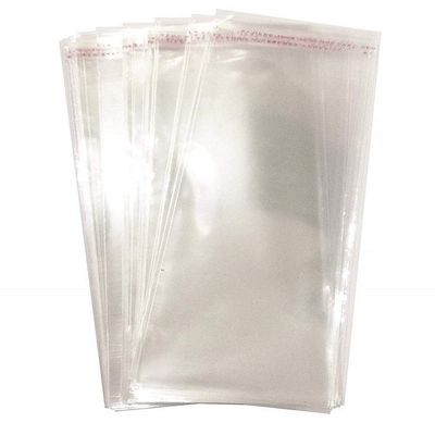 Borningfire 200 Pcs 3"x8" Clear Resealable Cellophane Bags Self Adhesive Sealing Treat Bags for Bakery Candle Candy Cookie Prints Card Pretzels Lollipops Cake Pops Gift Packaging Decoration Storage