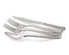 OCCASIONS 360 Pcs set (60 guest) Wedding Disposable Plastic Plate and Silverware Combo 10" + 7.5" + Silverware (Double Fork) (Verona in Blue, Silver Silverware) view 4