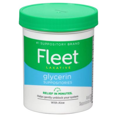 Fleet Glycerin Suppositories, 50 Suppositories (1-Pack)