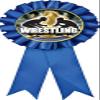 Crown Awards Wrestling Blue Rosette Ribbon, Titan Series Wrestling Trophy Ribbon Award Prize, 5 Pack Prime view 1