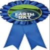 Crown Awards Earth Day Blue Rosette Ribbon, Earth Day Trophy Ribbon Award Prize, 50 Pack Prime view 1