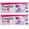 Sure-Aid Pregnancy test | One Step | Over 99% accurate in Laboratory Testing | Easy to Read Results Any Time Of Day | Relieve Anxiety with Fast and Simply One Step Results | 2 Pack view 1