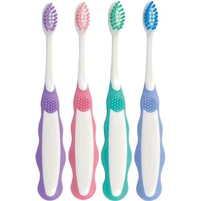 Soft Toothbrush, Baby Size, First Child Brush, Individually Packed (12)