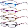 Eyekepper 4 Pack Ladies Reading Glasses - Polka Dots Fashion Readers for Women Reading +4.00 view 1