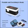 Amemo Pulse oximeter with alarm function, OLED display oxygen monitor fingertip, Blood oxygen saturation monitor (SpO2) with Carrying case, Silicone cover, Batteries and Lanyard view 3