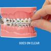 ORVANCE Orthodontic Wax, Clear Moisture Activated Braces Wax Alternative for Pain Relief, 72 Count view 3