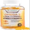 Omega 3 Fish Oil Gummies - 3X Strength Heart Healthy Omega 3 Gummy Supplement with High Absorption DHA & EPA - Joint & Brain Support, Delicious Orange Flavor Fish Oil Natures Vitamin - 120 Gummies view 1