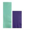 Converting Paper Bulk Party Napkin Bundle, 100 Mint Green Dinner and 200 Purple Beverage/Cocktail Paper Napkins, Box of 300 Napkins view 1