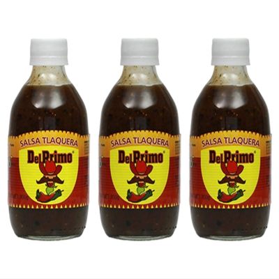 Del Primo Salsa Sauce 10.5oz Bottle (Tlaquera, 3 Pack)
