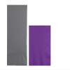 Converting Paper Bulk Party Napkin Bundle, 100 Gray Dinner and 200 Amethyst Purple Beverage/Cocktail Paper Napkins, Box of 300 Napkins view 1